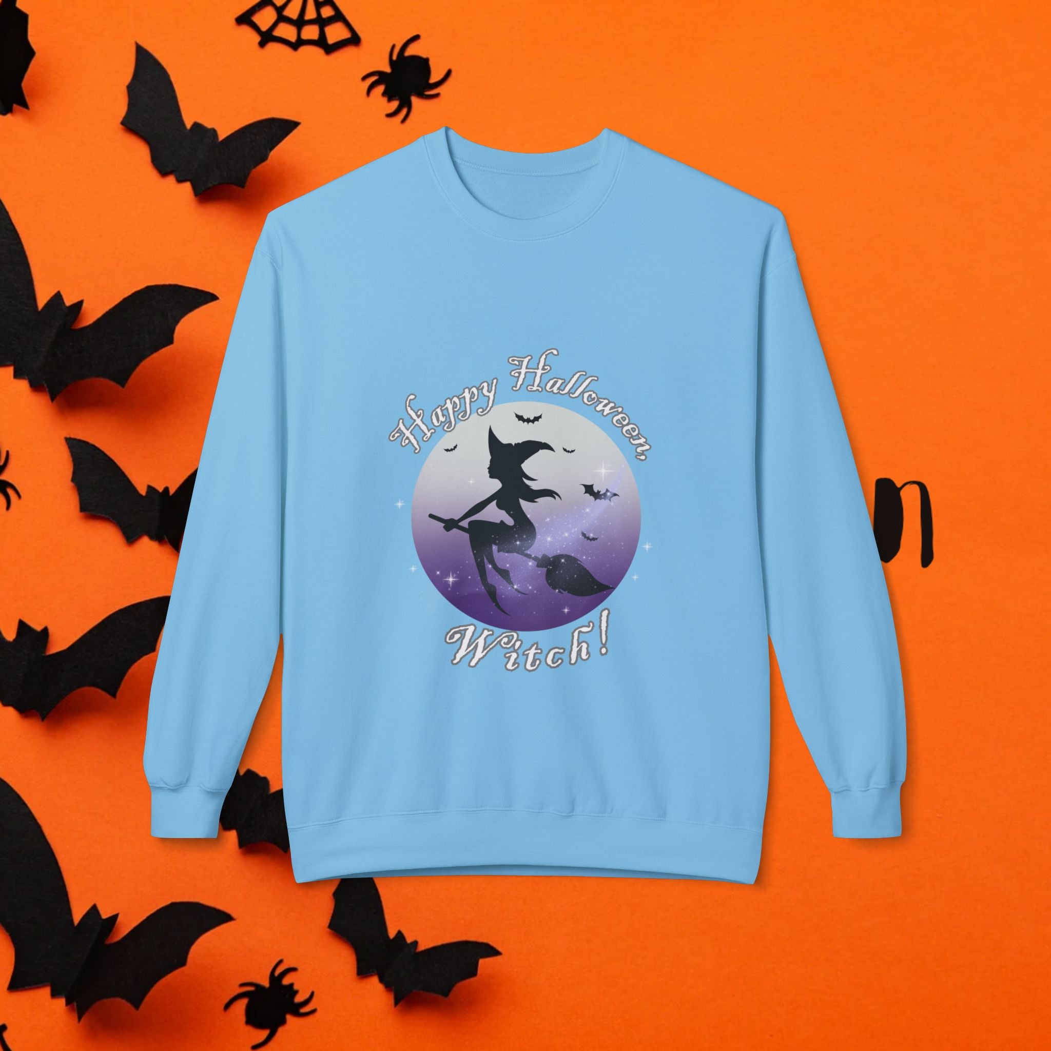 Halloween Witch Sweatshirt - Cozy Unisex Crewneck for Spooky Season, Perfect for Costumes, Trick-or-Treating, Halloween Parties, Fall [...]