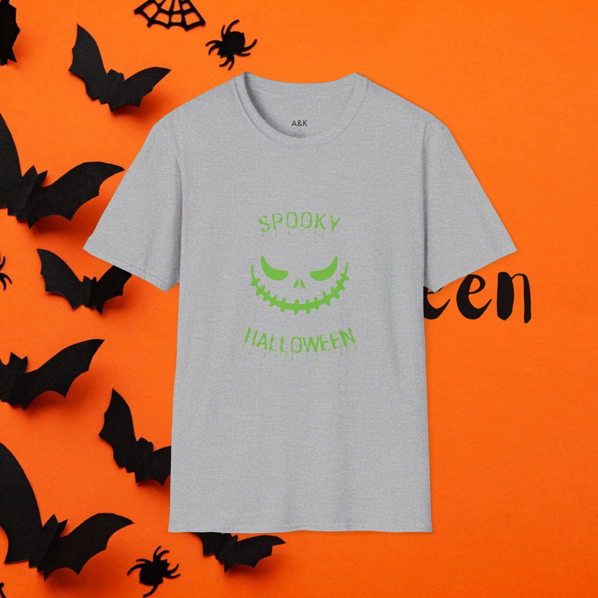 Halloween Spooky T-Shirt for Unisex, Perfect for Costumes, Fall Parties, Trick-or-Treating, October Celebrations