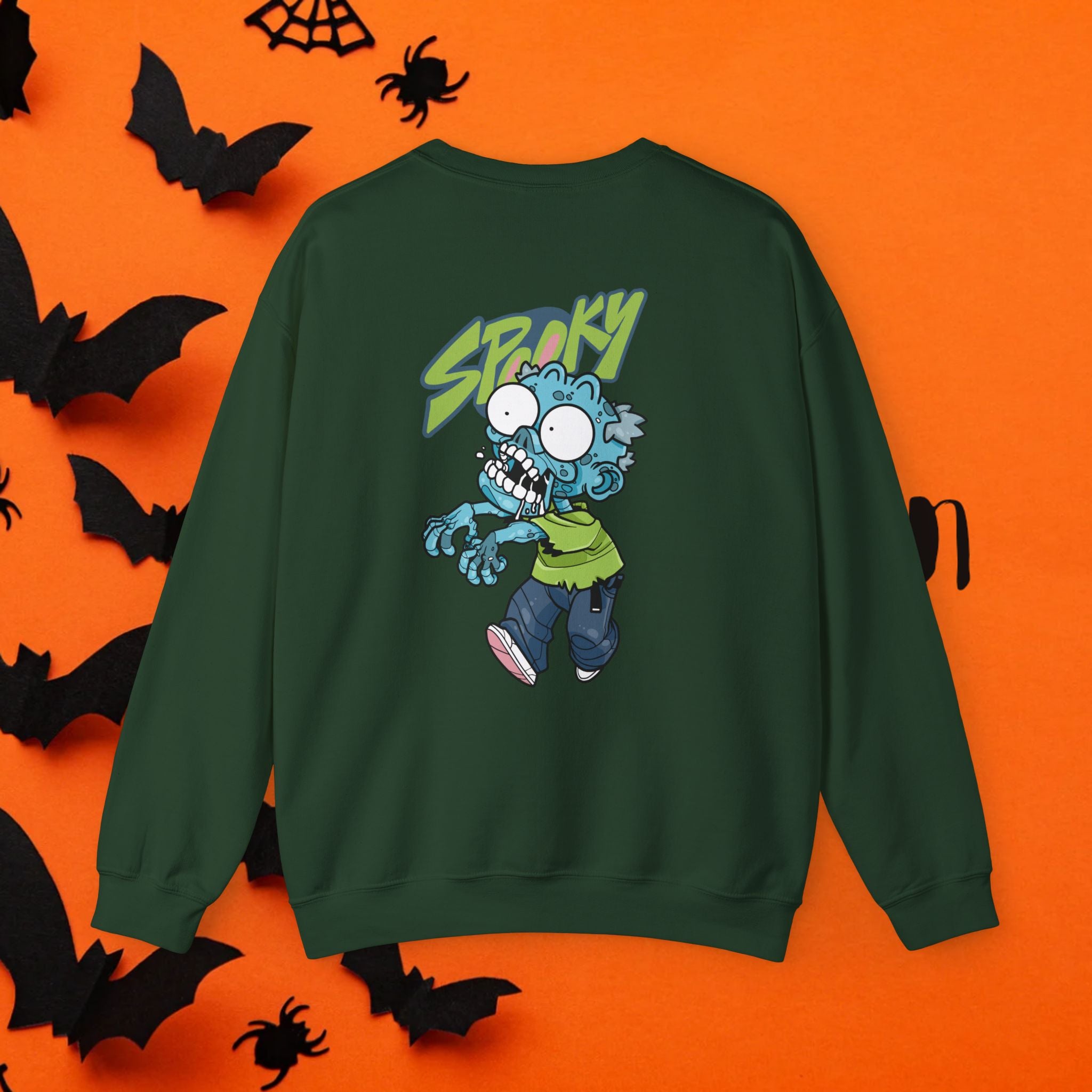 Spooky Graphic Crewneck Sweatshirt