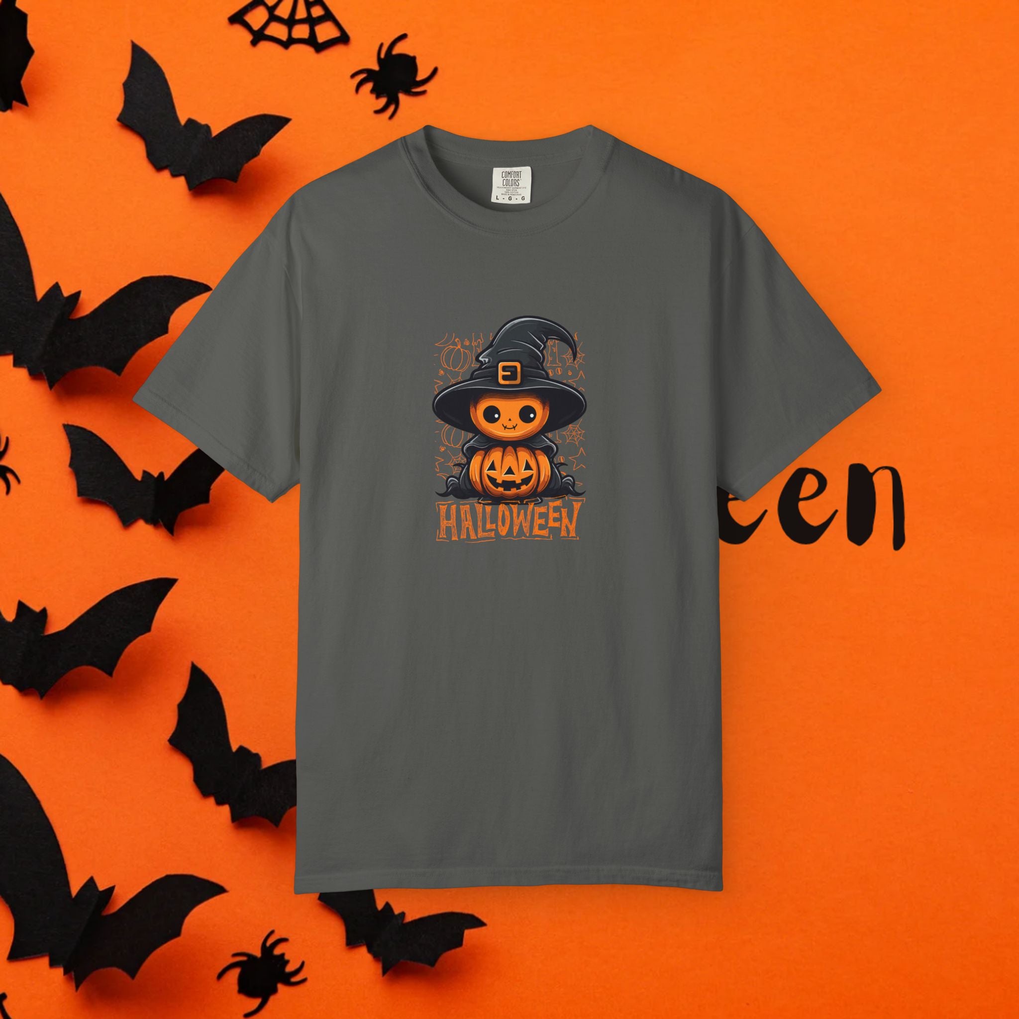 Halloween Hexe Kürbis Unisex T-Shirt, Gruseliges Shirt, Herbstbekleidung, Halloween Kostüm T-Shirt, Geschenk für Halloween Liebhaber