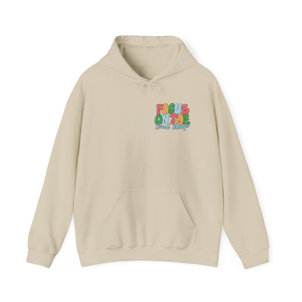 Positive Vibes Hoodie - Unisex Heavy Blend Sweatshirt, Motivational Clothing, Casual Wear, Gift for Friends, Inspirational Outfit