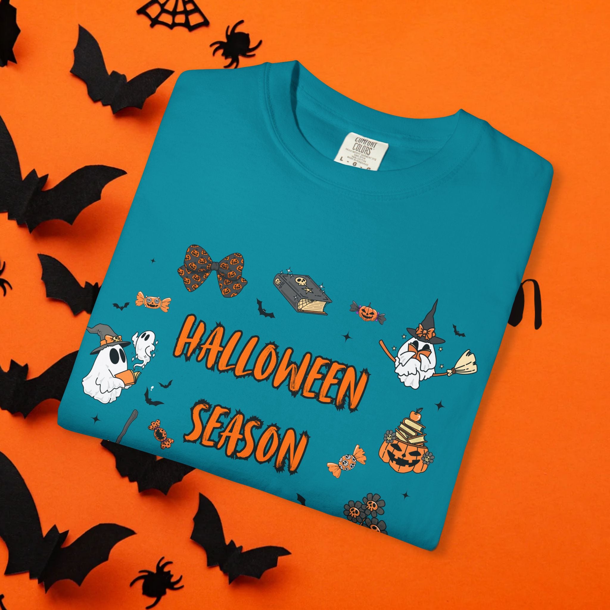 Unisex-T-Shirt für die Halloween-Saison, gruseliges Shirt für Halloween, Herbstmode, „Süßes oder Saures“-T-Shirt, lustiges Kostüm-Top, perfekt für Halloween [...]