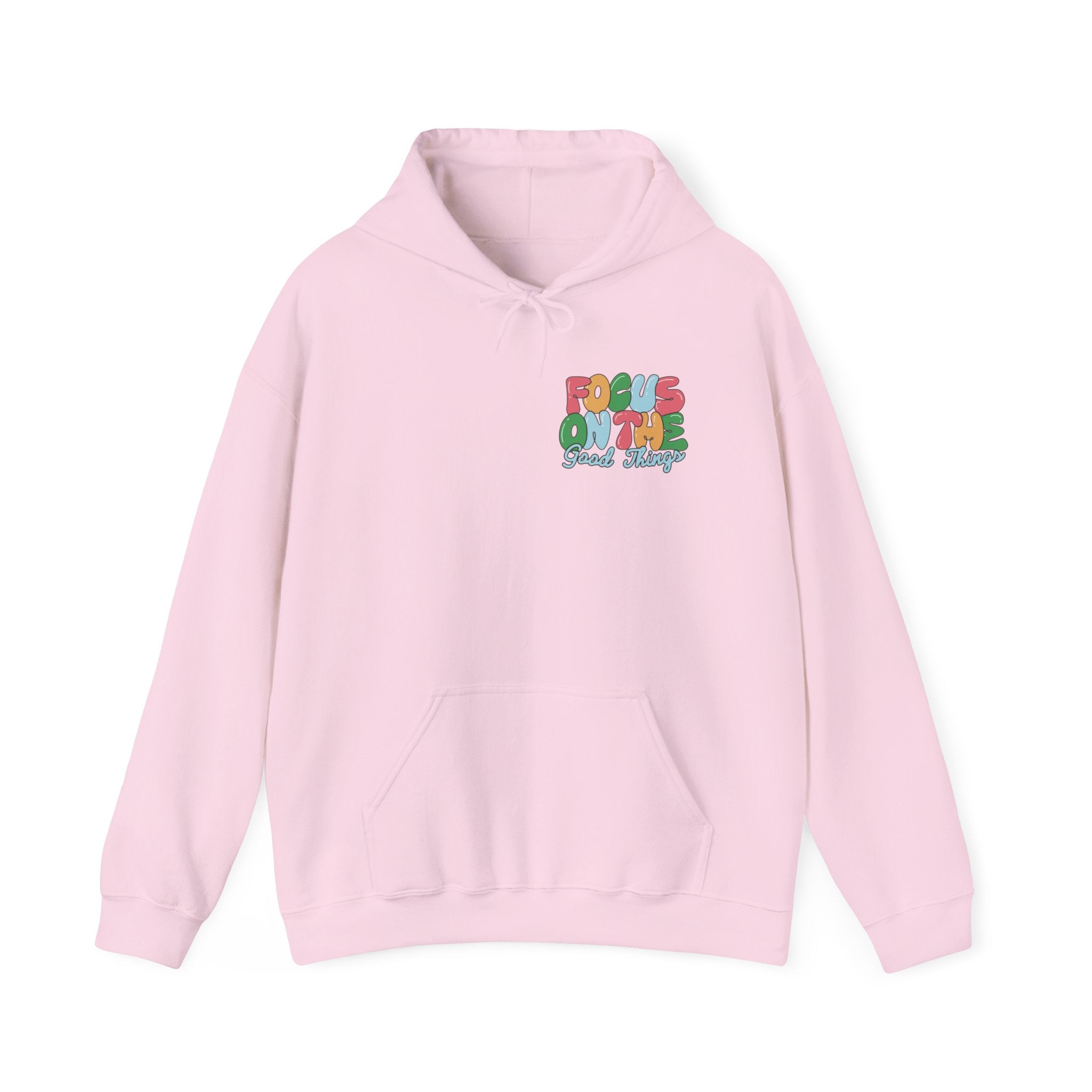 Positive Vibes Hoodie - Unisex Heavy Blend Sweatshirt, Motivational Clothing, Casual Wear, Gift for Friends, Inspirational Outfit