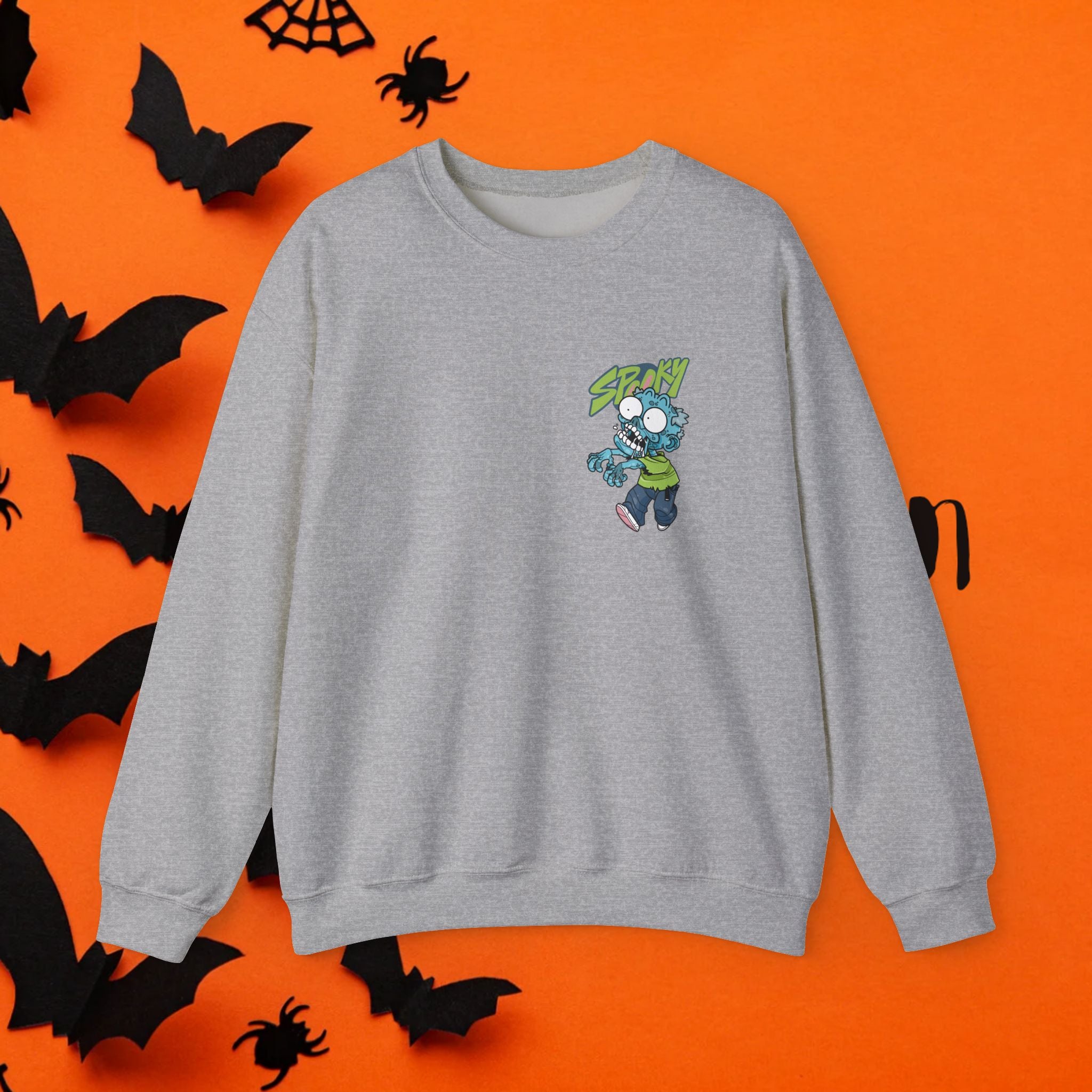 Spooky Graphic Crewneck Sweatshirt