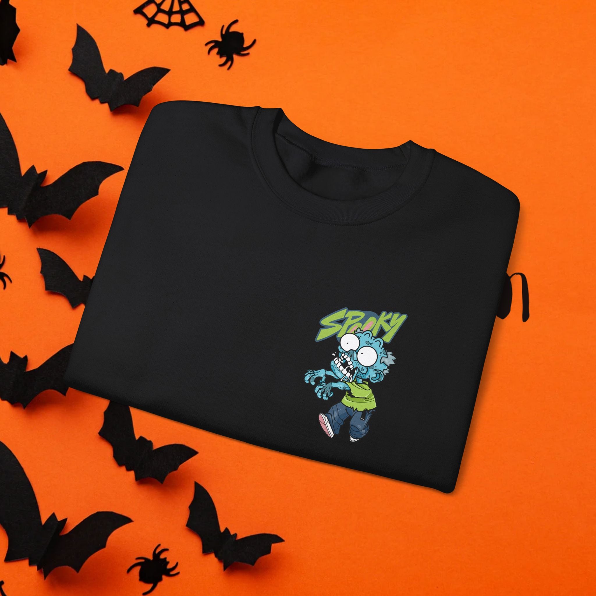 Spooky Graphic Crewneck Sweatshirt