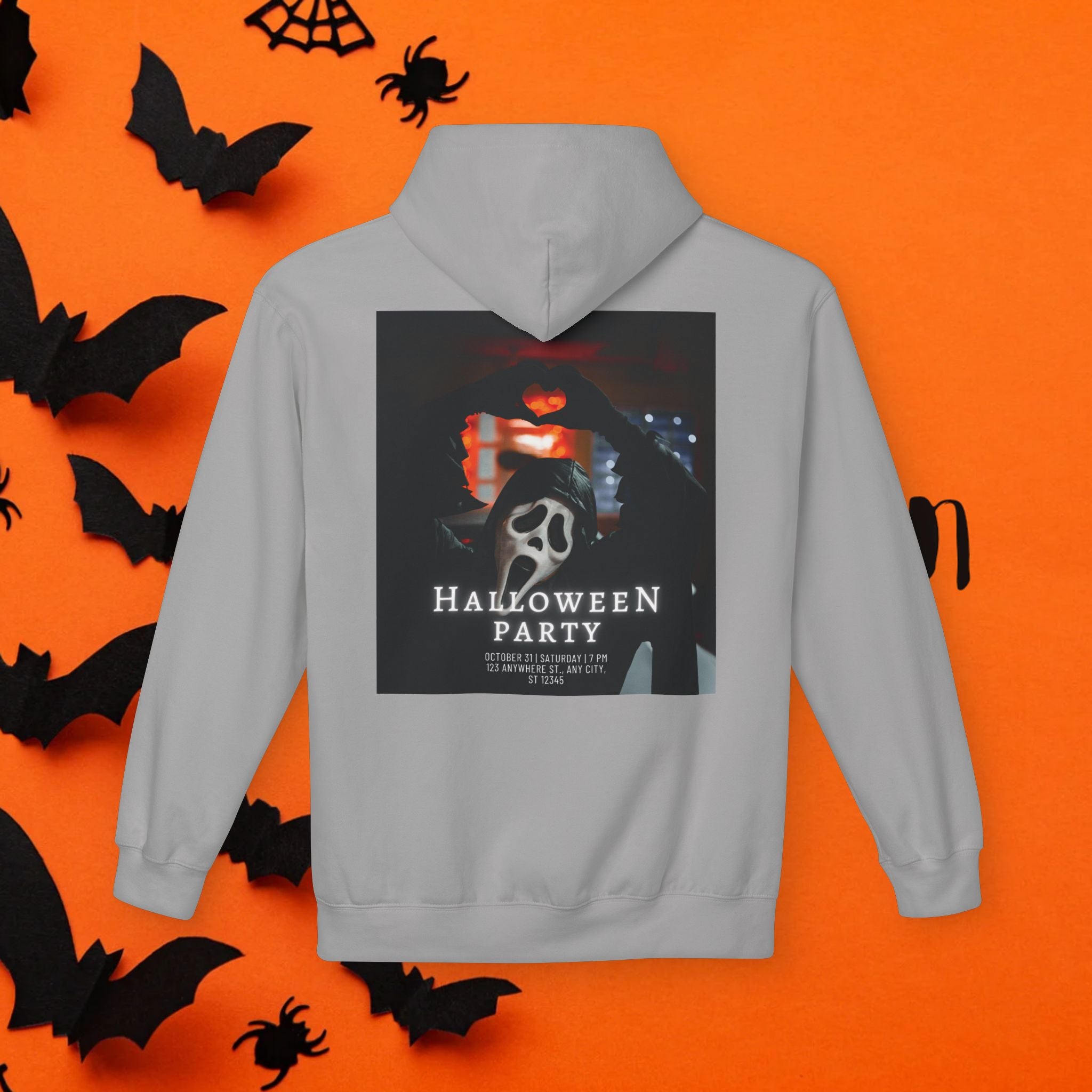 Halloween Party Unisex Fleece Hoodie, Cozy Halloween Sweatshirt, Unisex Costume Hoodie, Spooky Apparel, Fall Celebration Clothing