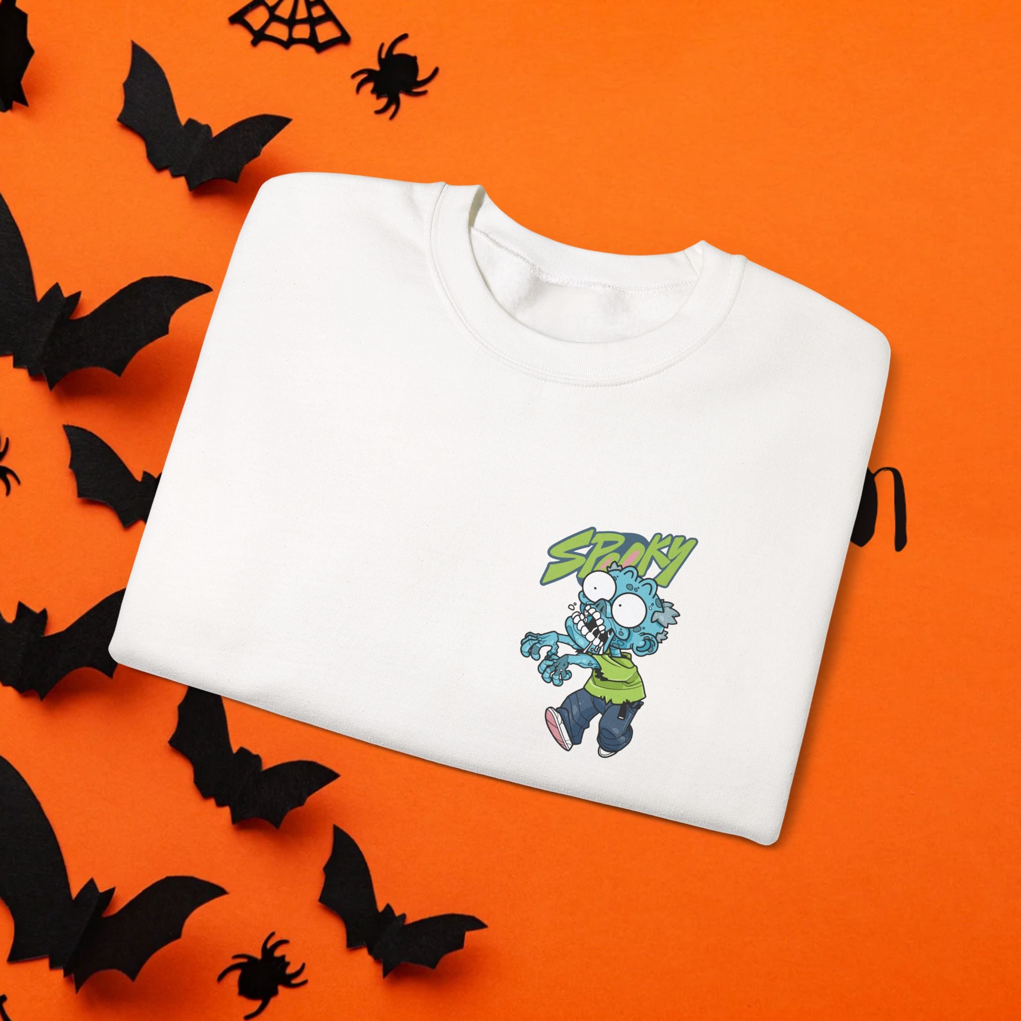 Spooky Graphic Crewneck Sweatshirt