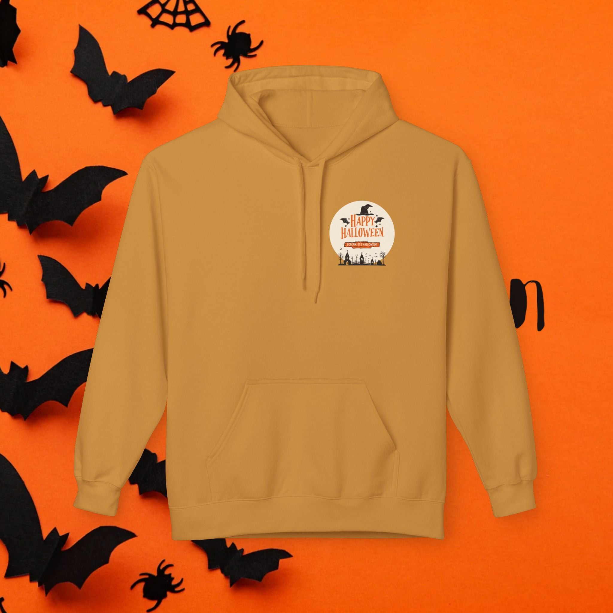 Halloween Party Unisex Fleece Hoodie, Cozy Halloween Sweatshirt, Unisex Costume Hoodie, Spooky Apparel, Fall Celebration Clothing
