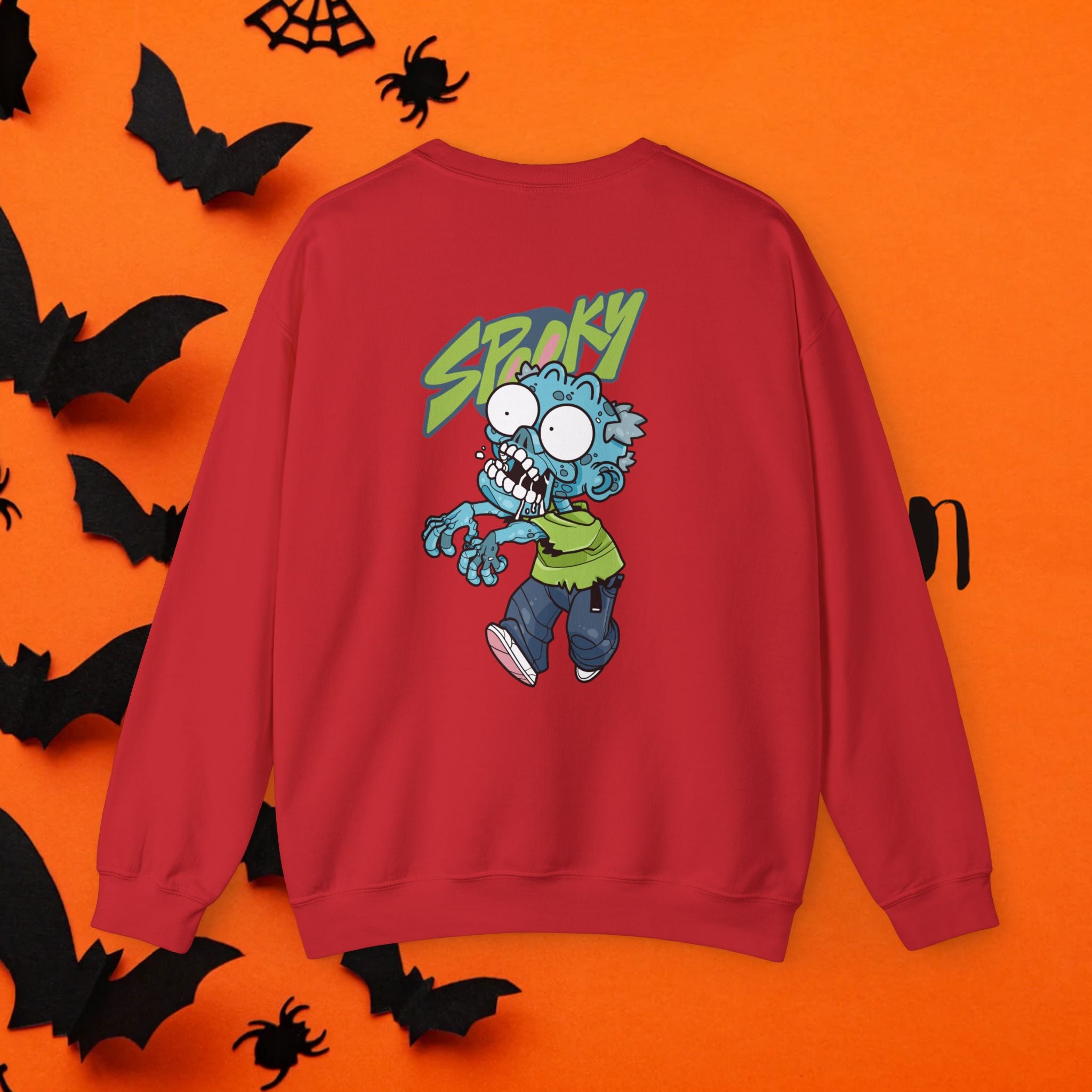 Spooky Graphic Crewneck Sweatshirt