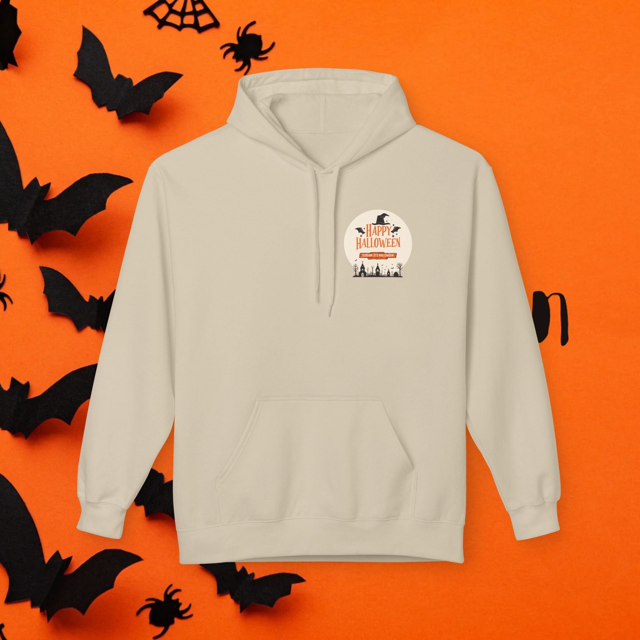 Halloween Party Unisex Fleece Hoodie, Cozy Halloween Sweatshirt, Unisex Costume Hoodie, Spooky Apparel, Fall Celebration Clothing