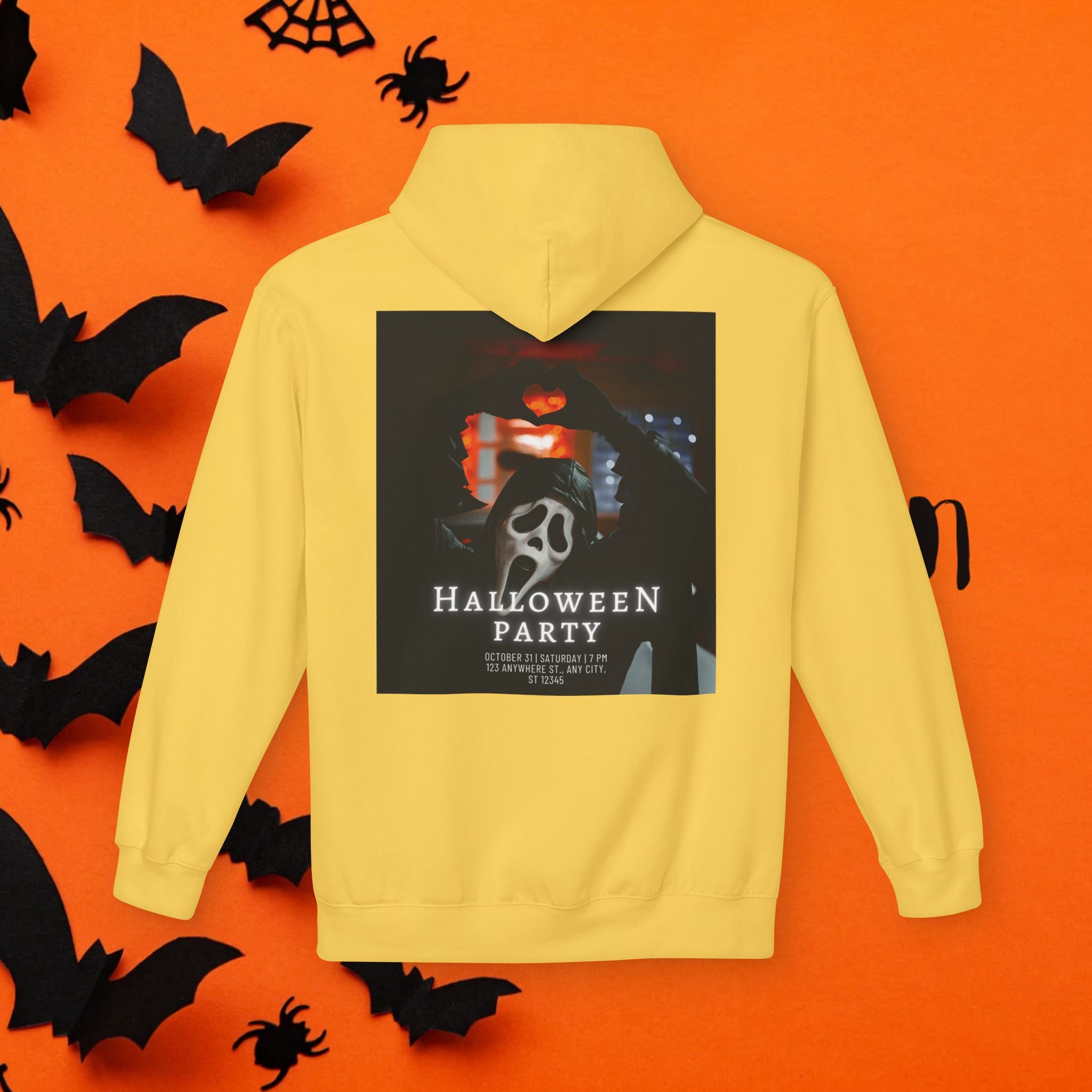 Halloween Party Unisex Fleece Hoodie, Cozy Halloween Sweatshirt, Unisex Costume Hoodie, Spooky Apparel, Fall Celebration Clothing