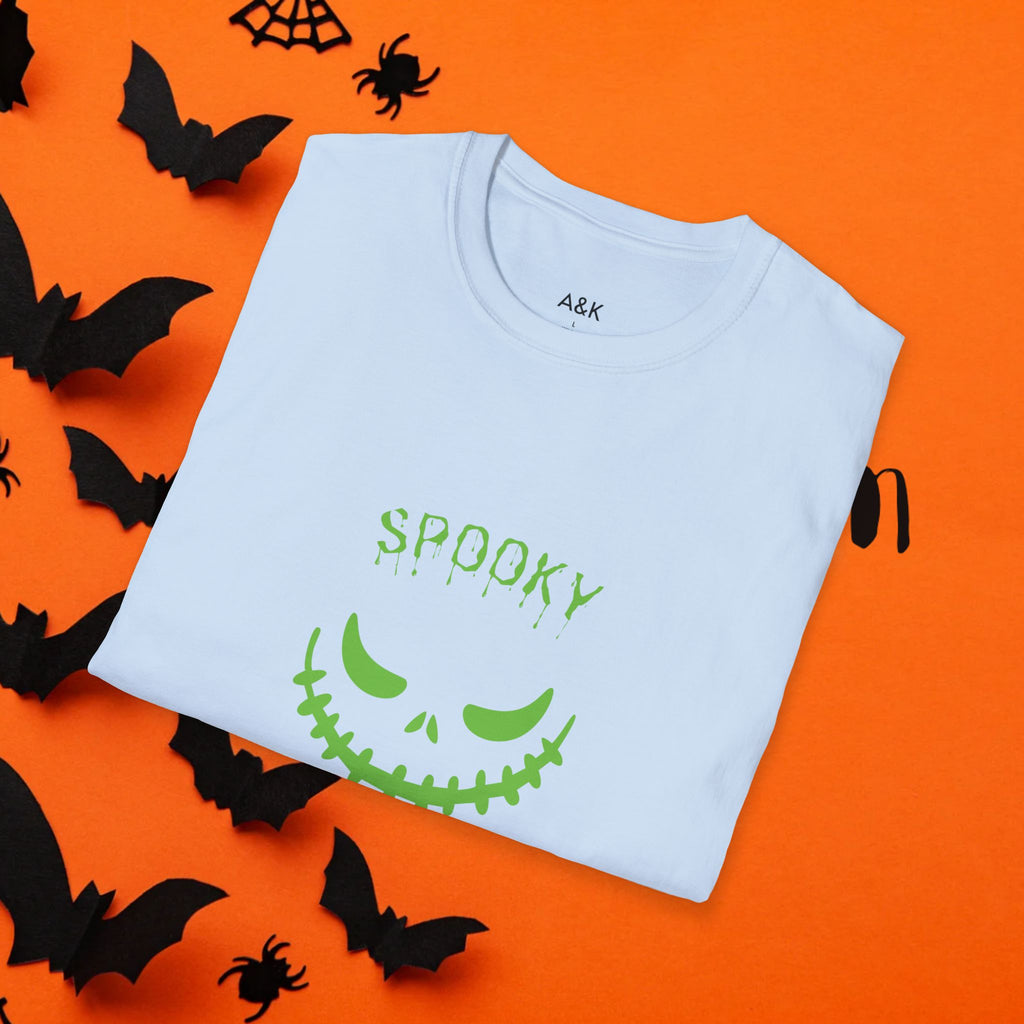 Halloween Spooky T-Shirt for Unisex, Perfect for Costumes, Fall Parties, Trick-or-Treating, October Celebrations
