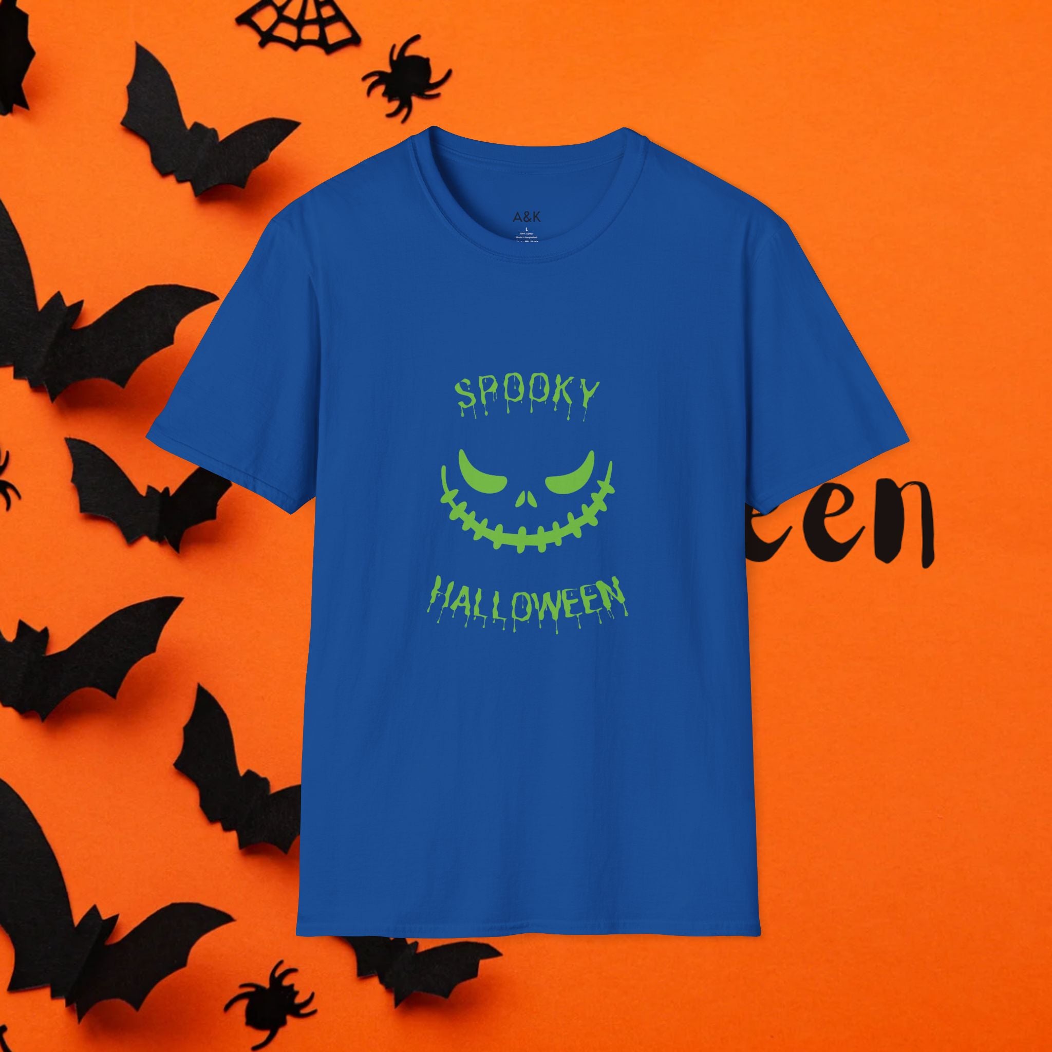 Halloween Spooky T-Shirt for Unisex, Perfect for Costumes, Fall Parties, Trick-or-Treating, October Celebrations