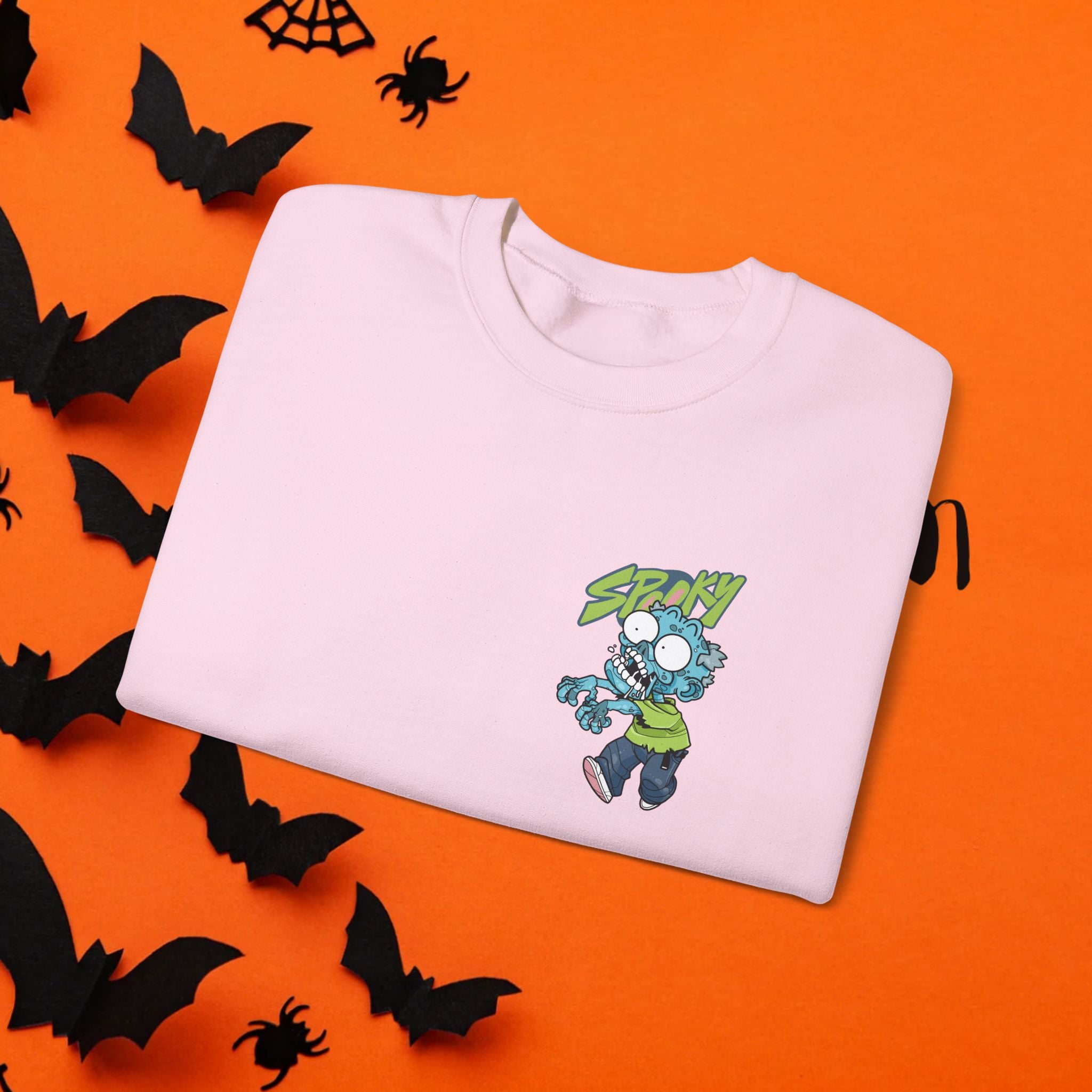 Spooky Graphic Crewneck Sweatshirt