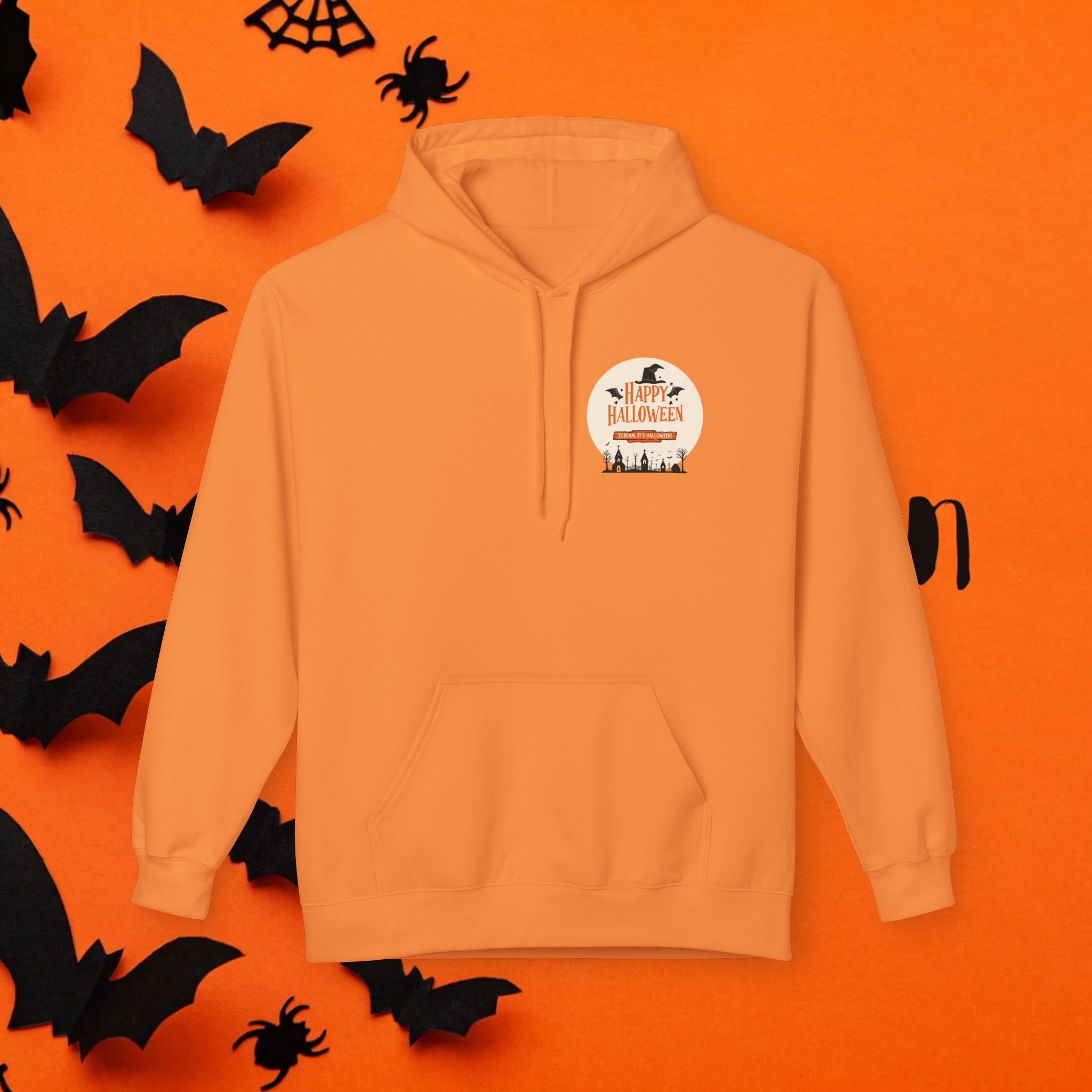 Halloween Party Unisex Fleece Hoodie, Cozy Halloween Sweatshirt, Unisex Costume Hoodie, Spooky Apparel, Fall Celebration Clothing