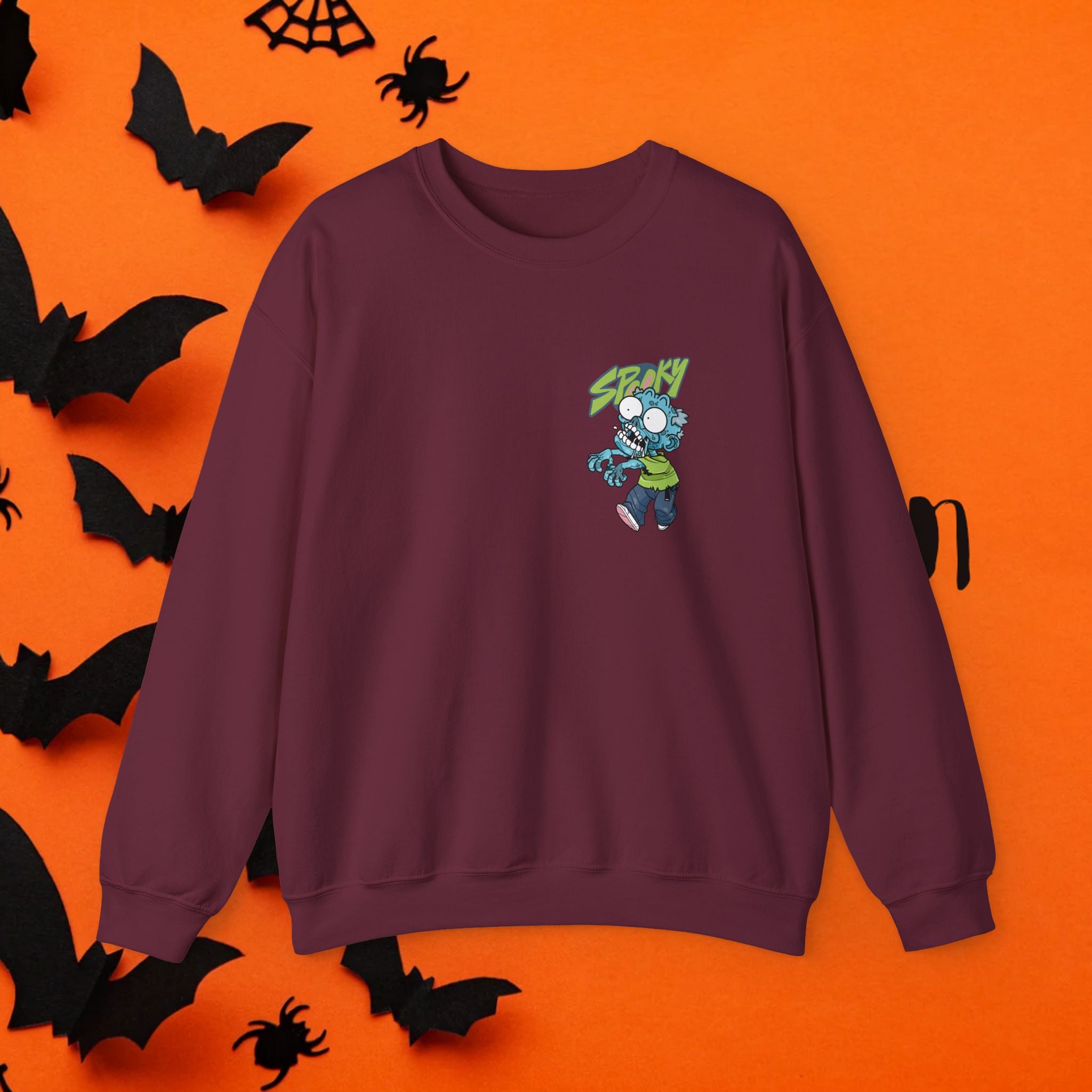 Spooky Graphic Crewneck Sweatshirt