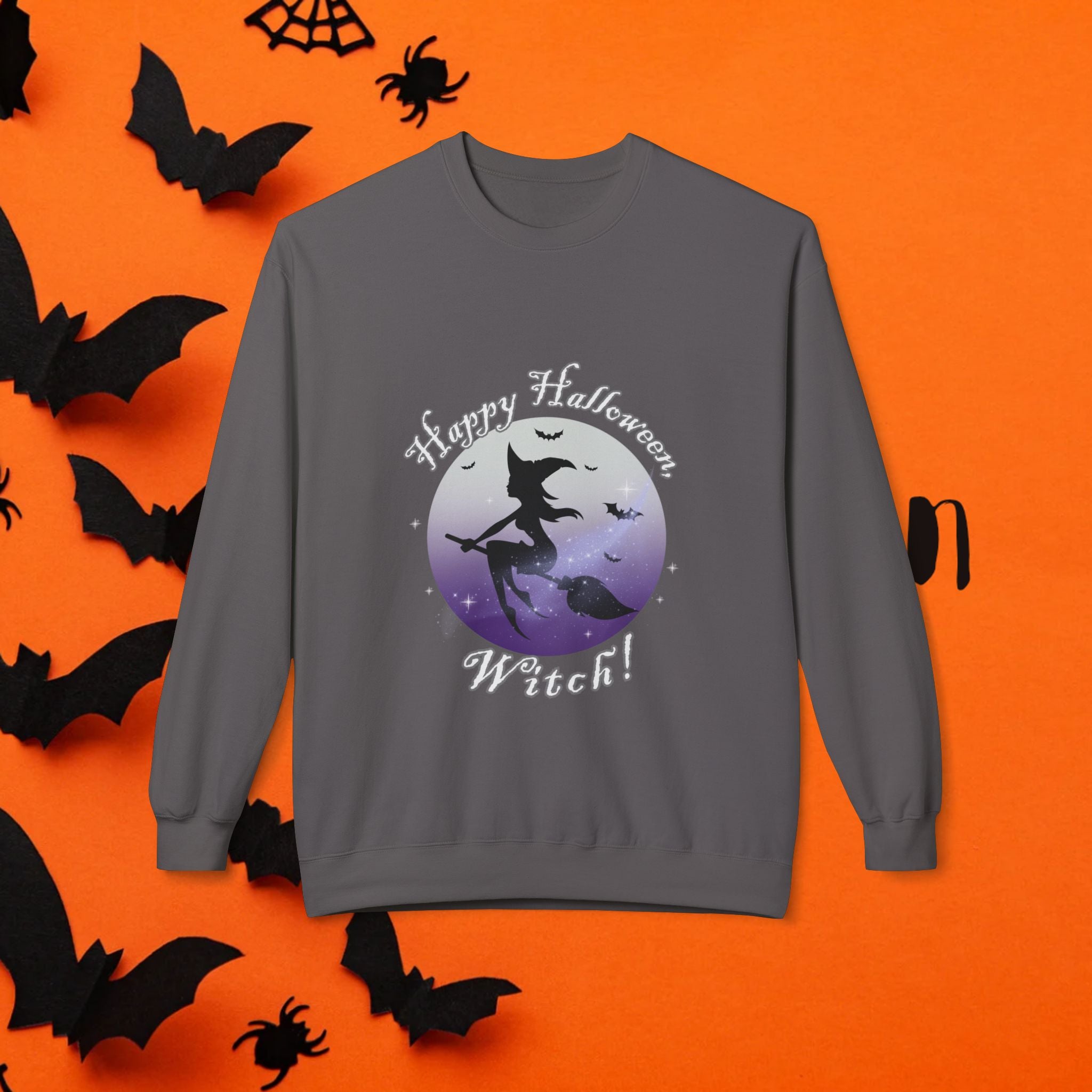 Halloween Witch Sweatshirt - Cozy Unisex Crewneck for Spooky Season, Perfect for Costumes, Trick-or-Treating, Halloween Parties, Fall [...]
