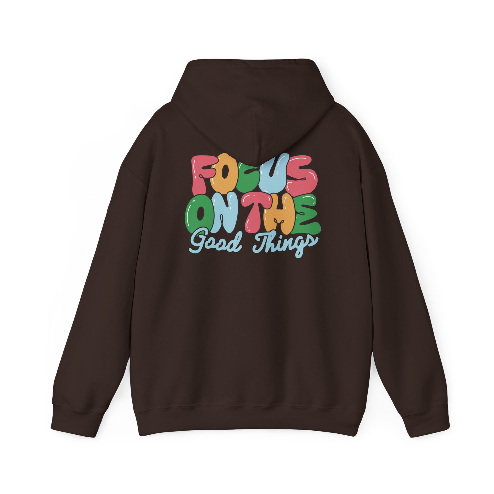 Positive Vibes Hoodie - Unisex Heavy Blend Sweatshirt, Motivational Clothing, Casual Wear, Gift for Friends, Inspirational Outfit