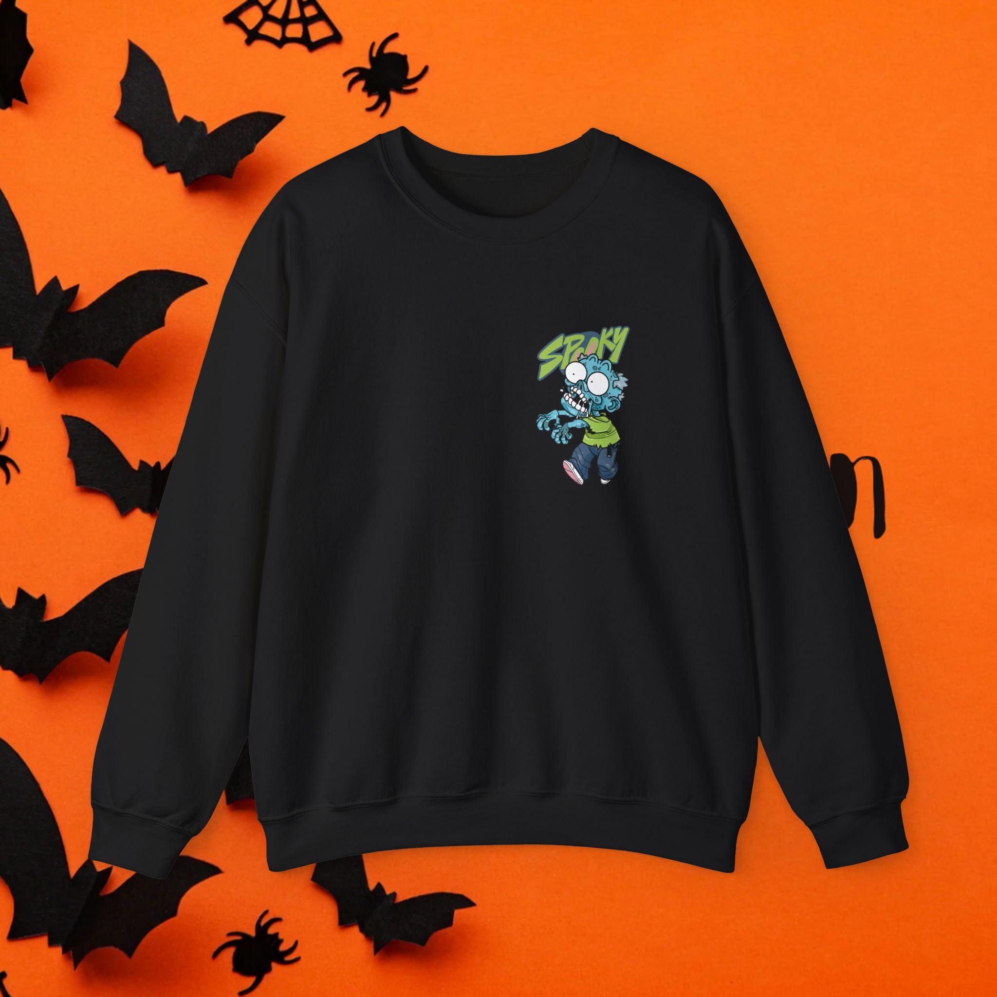 Spooky Graphic Crewneck Sweatshirt