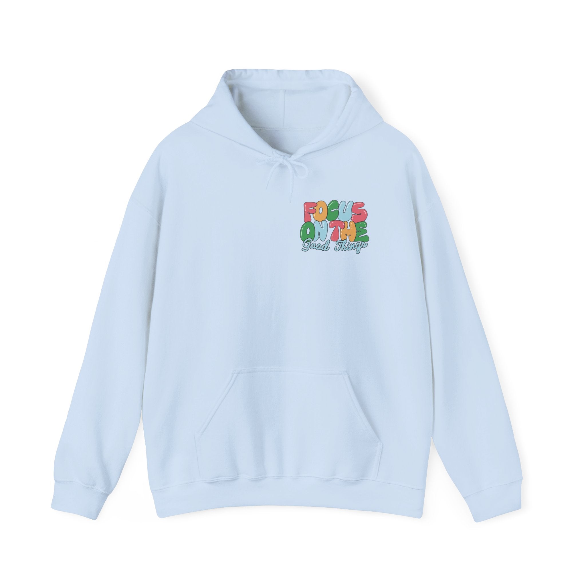 Positive Vibes Hoodie - Unisex Heavy Blend Sweatshirt, Motivational Clothing, Casual Wear, Gift for Friends, Inspirational Outfit