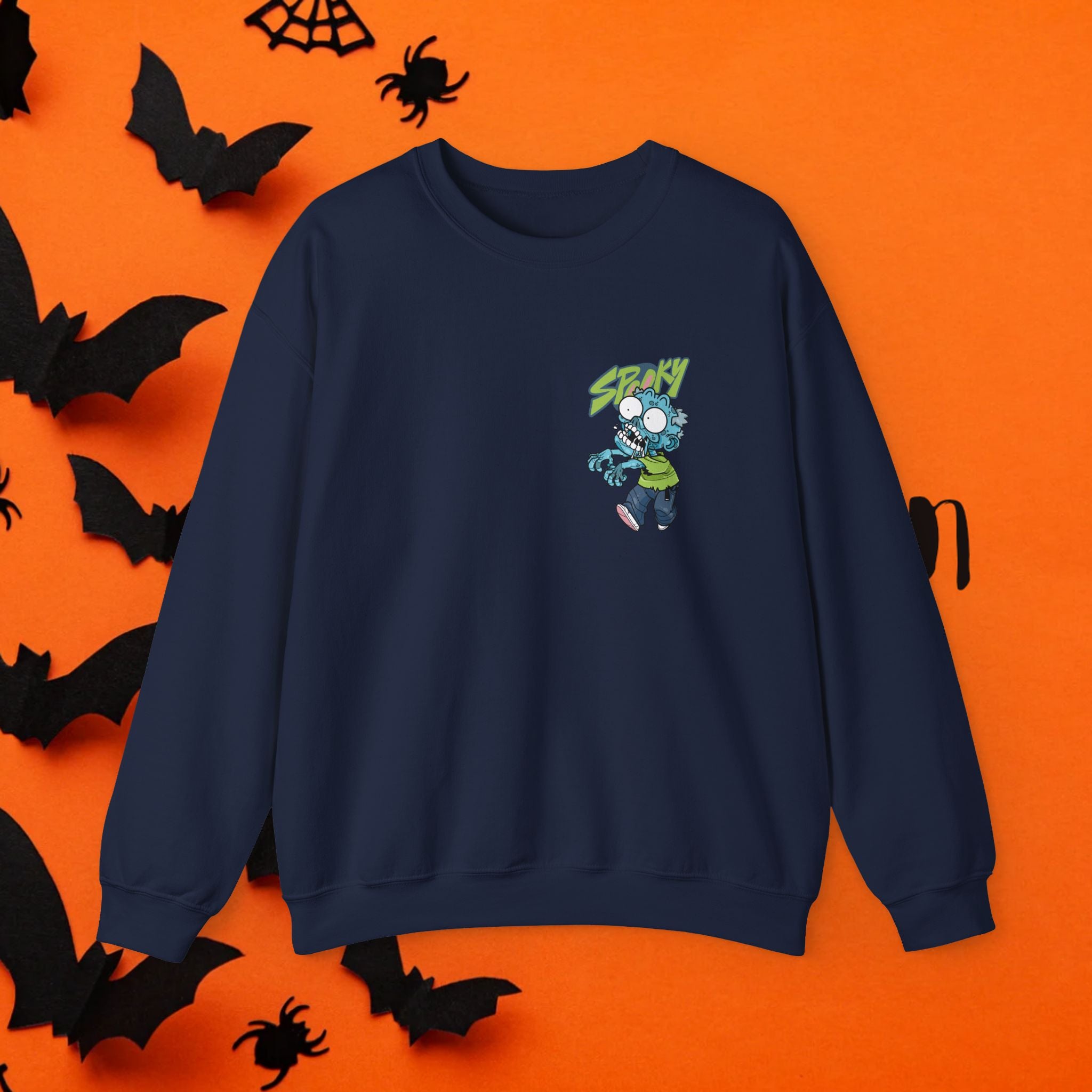 Spooky Graphic Crewneck Sweatshirt
