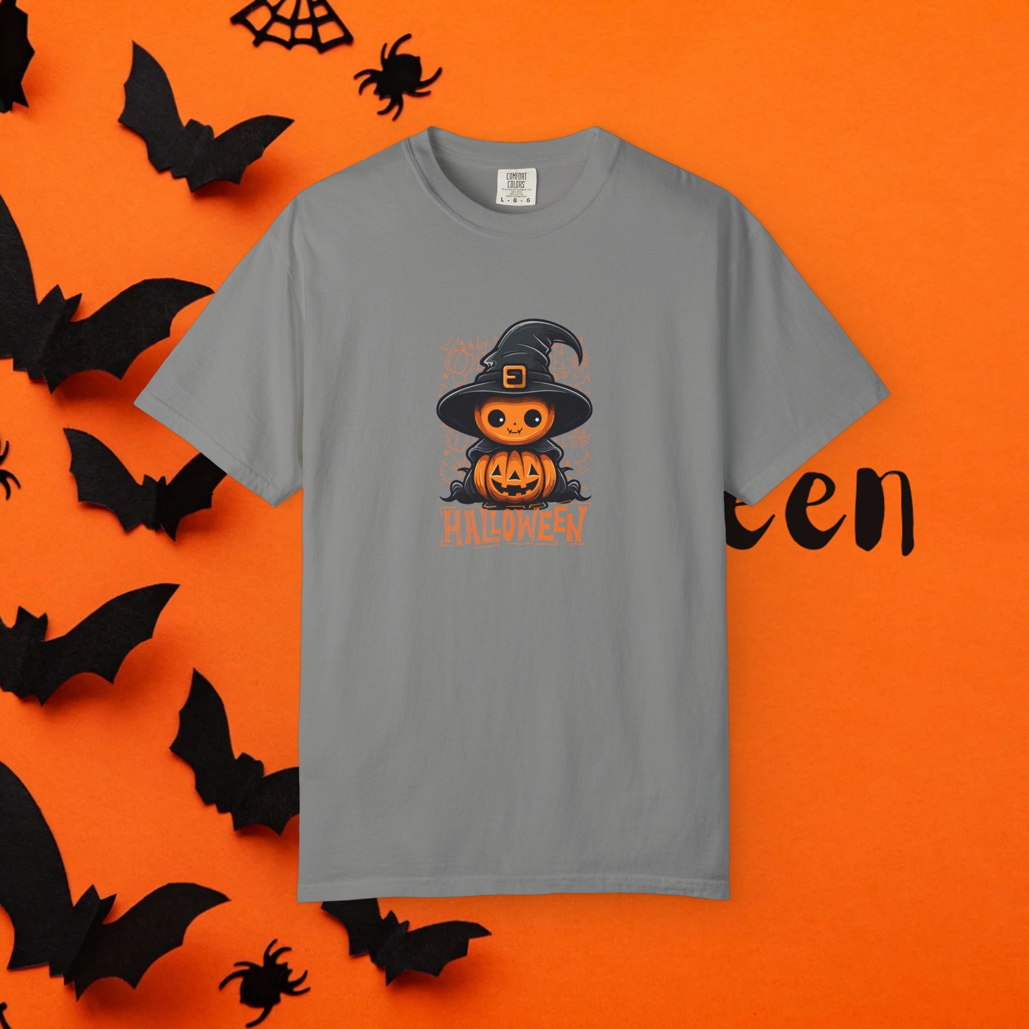 Halloween Hexe Kürbis Unisex T-Shirt, Gruseliges Shirt, Herbstbekleidung, Halloween Kostüm T-Shirt, Geschenk für Halloween Liebhaber