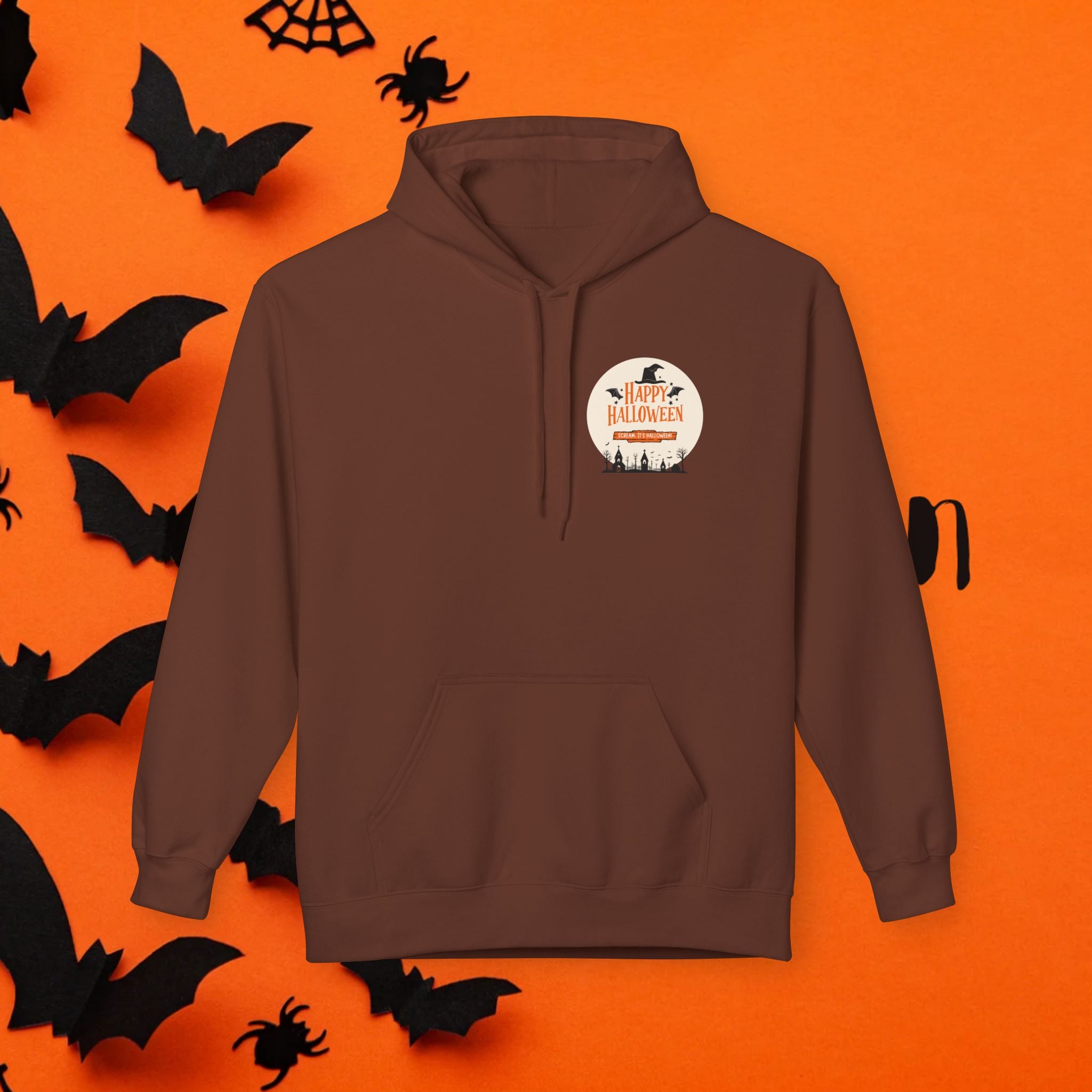 Halloween Party Unisex Fleece Hoodie, Cozy Halloween Sweatshirt, Unisex Costume Hoodie, Spooky Apparel, Fall Celebration Clothing