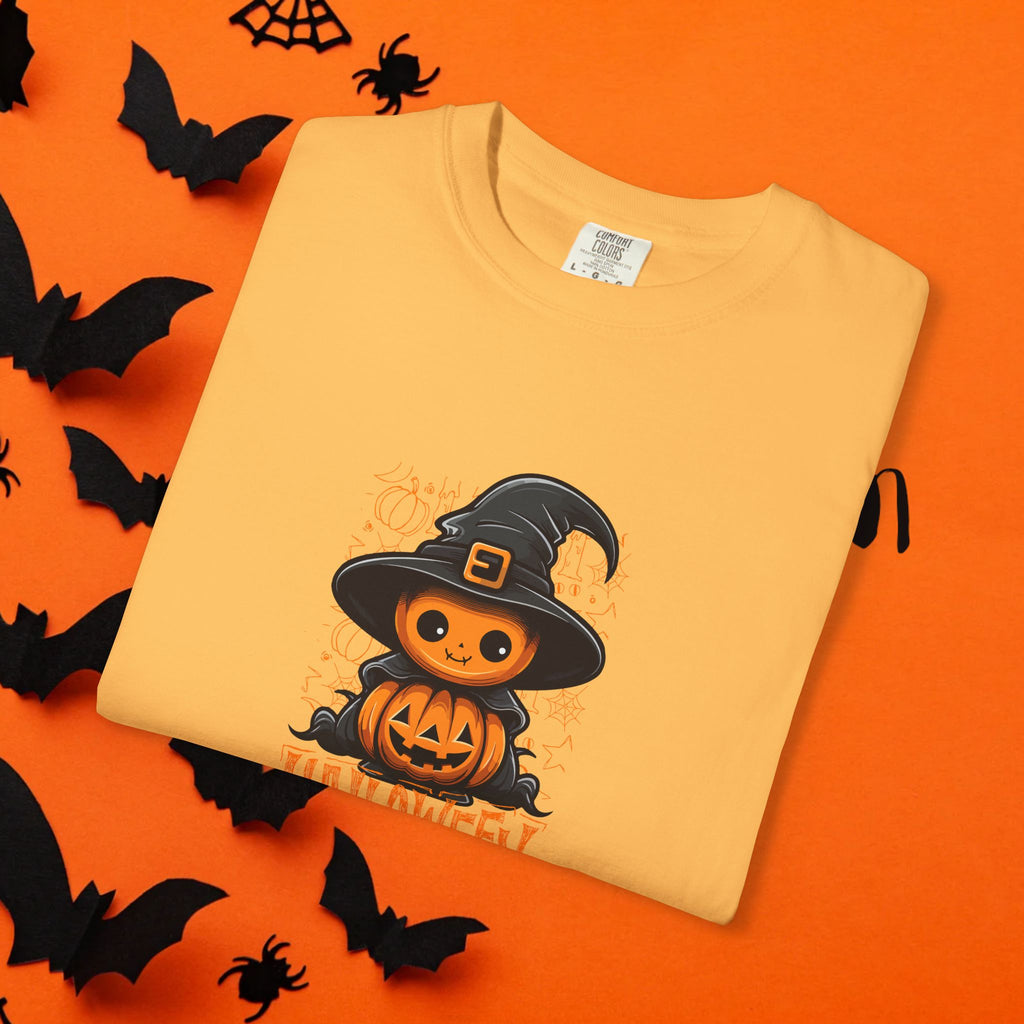 Halloween Hexe Kürbis Unisex T-Shirt, Gruseliges Shirt, Herbstbekleidung, Halloween Kostüm T-Shirt, Geschenk für Halloween Liebhaber