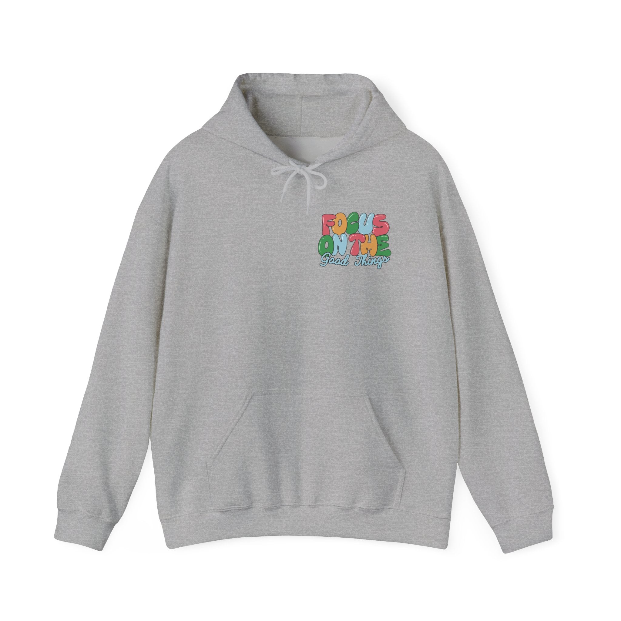 Positive Vibes Hoodie - Unisex Heavy Blend Sweatshirt, Motivational Clothing, Casual Wear, Gift for Friends, Inspirational Outfit