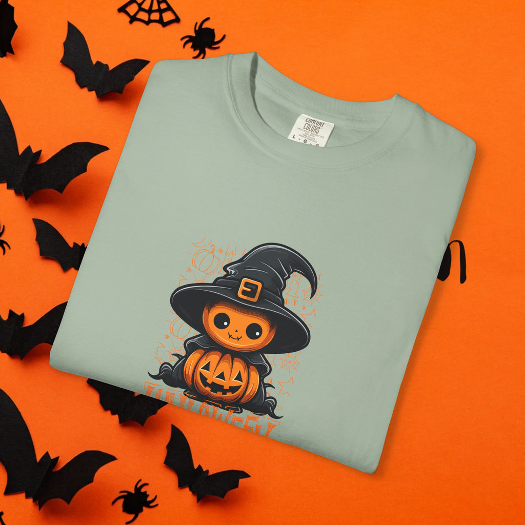 Halloween Hexe Kürbis Unisex T-Shirt, Gruseliges Shirt, Herbstbekleidung, Halloween Kostüm T-Shirt, Geschenk für Halloween Liebhaber